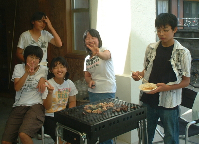 中３BBQパーティー