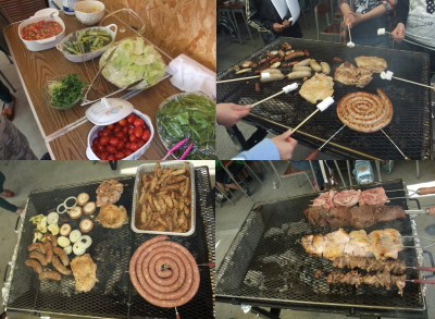 中２BBQパーティー