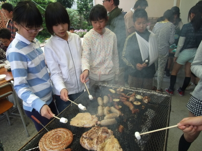 中２BBQパーティー