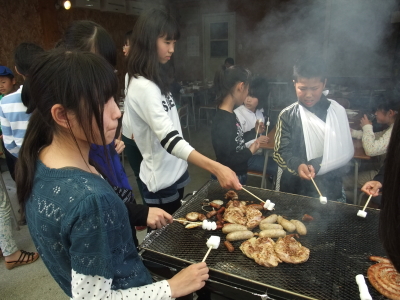 中２BBQパーティー